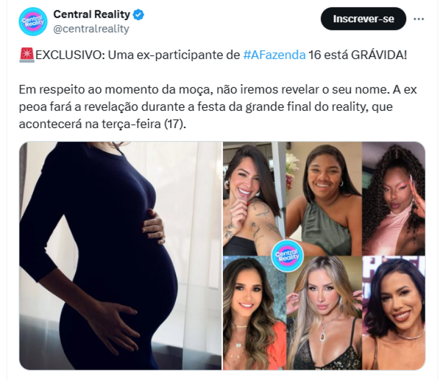 Imagem tweet-central-reality